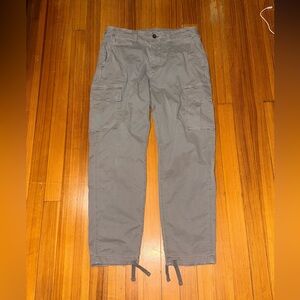American Eagle Outfitters Men's Charcoal Cargo Pants